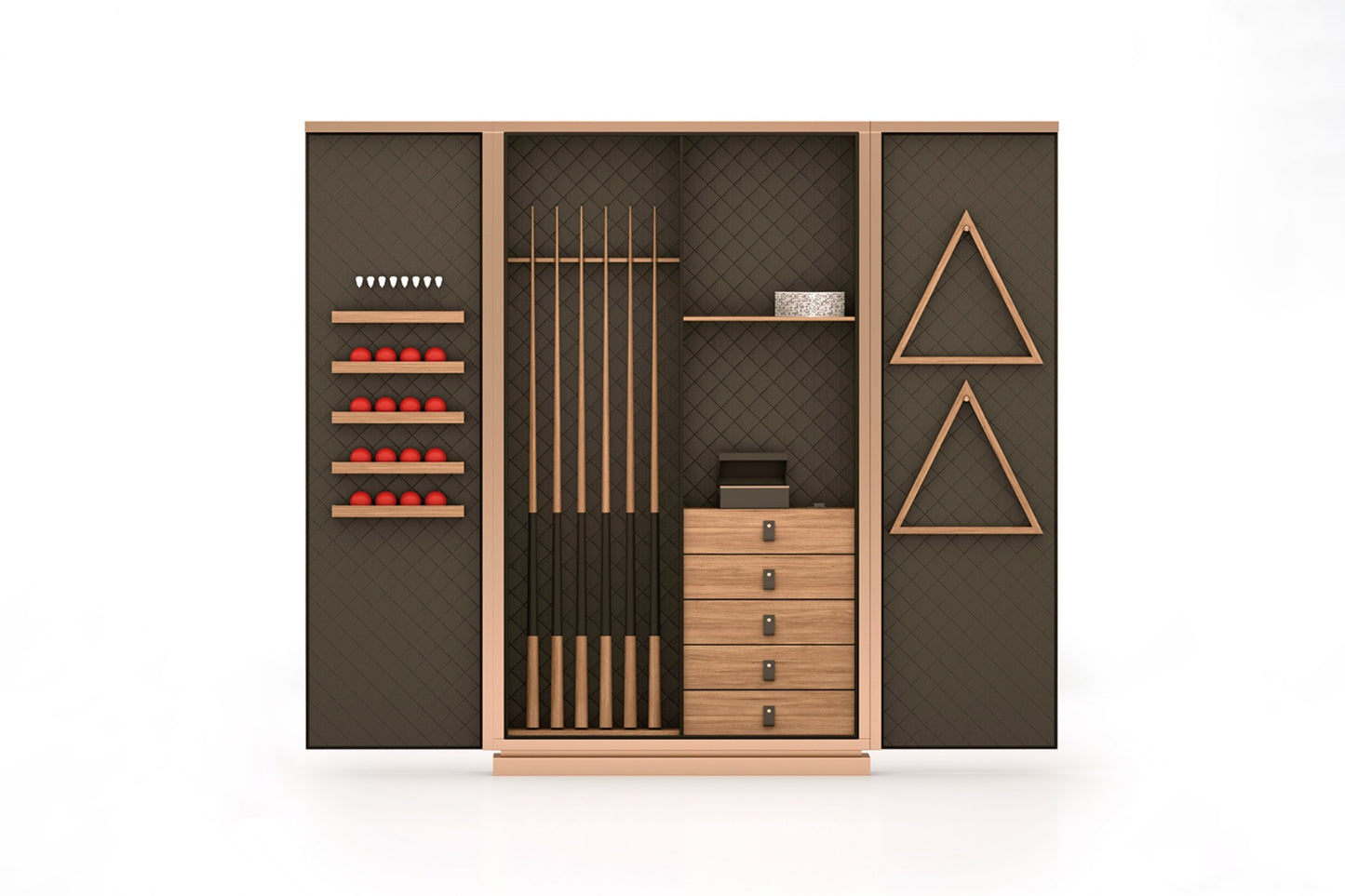 Billiard Cue Cabinet