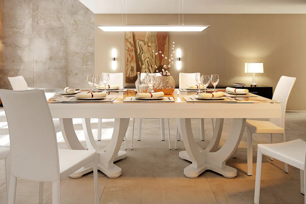 Modern dining pool table in contemporary home shown on houzz