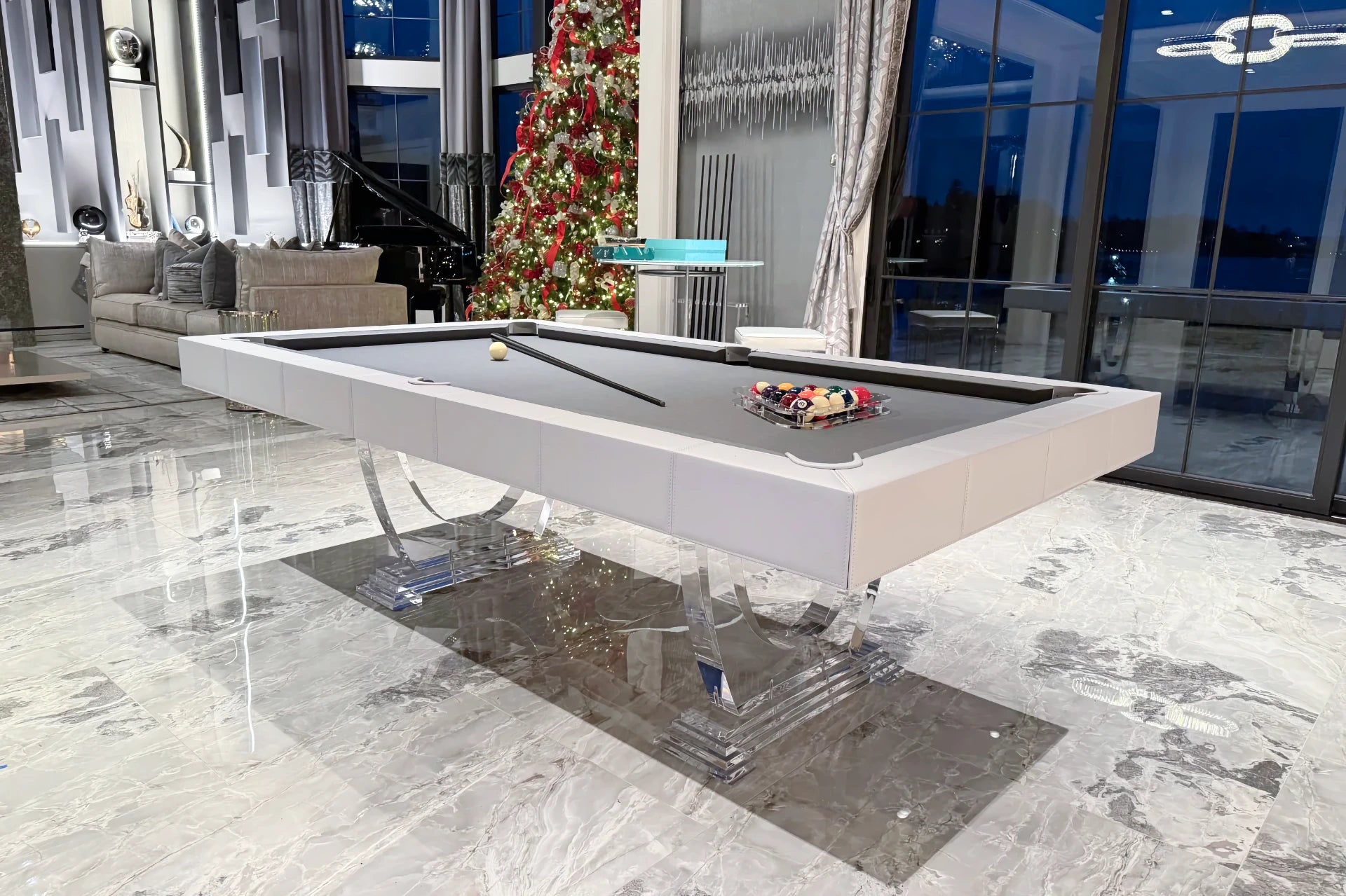 Nairobi Leather Pool Table