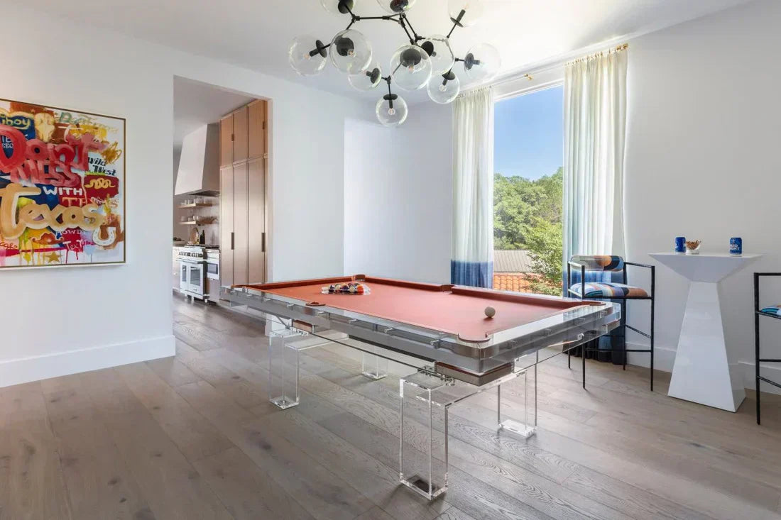 The Rise of Glass and Acrylic Pool Tables in Modern Luxury Homes
