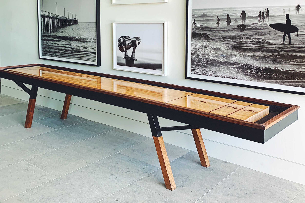 Table Without Labels Shuffleboard Tables with Climate Adjusters vs Without – Black Label ...