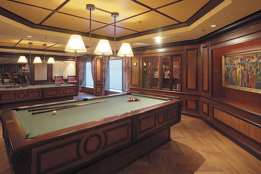 Cruise ships with pool tables