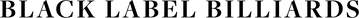 Black Label Billiards Logo Black
