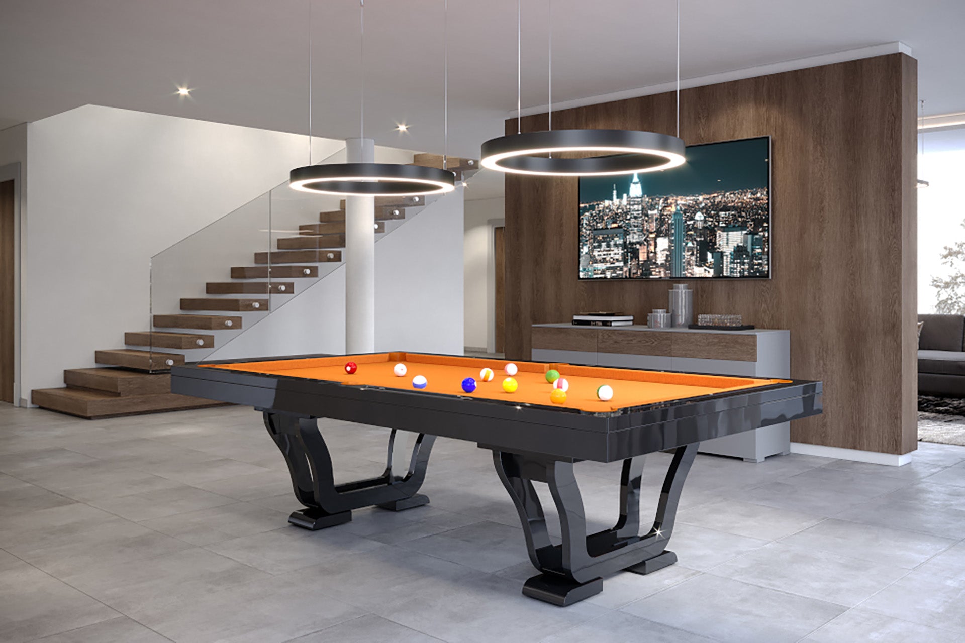 Exhibit - Contemporary Pool Tables – Black Label Billiards