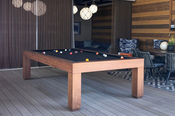 Minimal Outdoor Pool Table – Black Label Billiards.