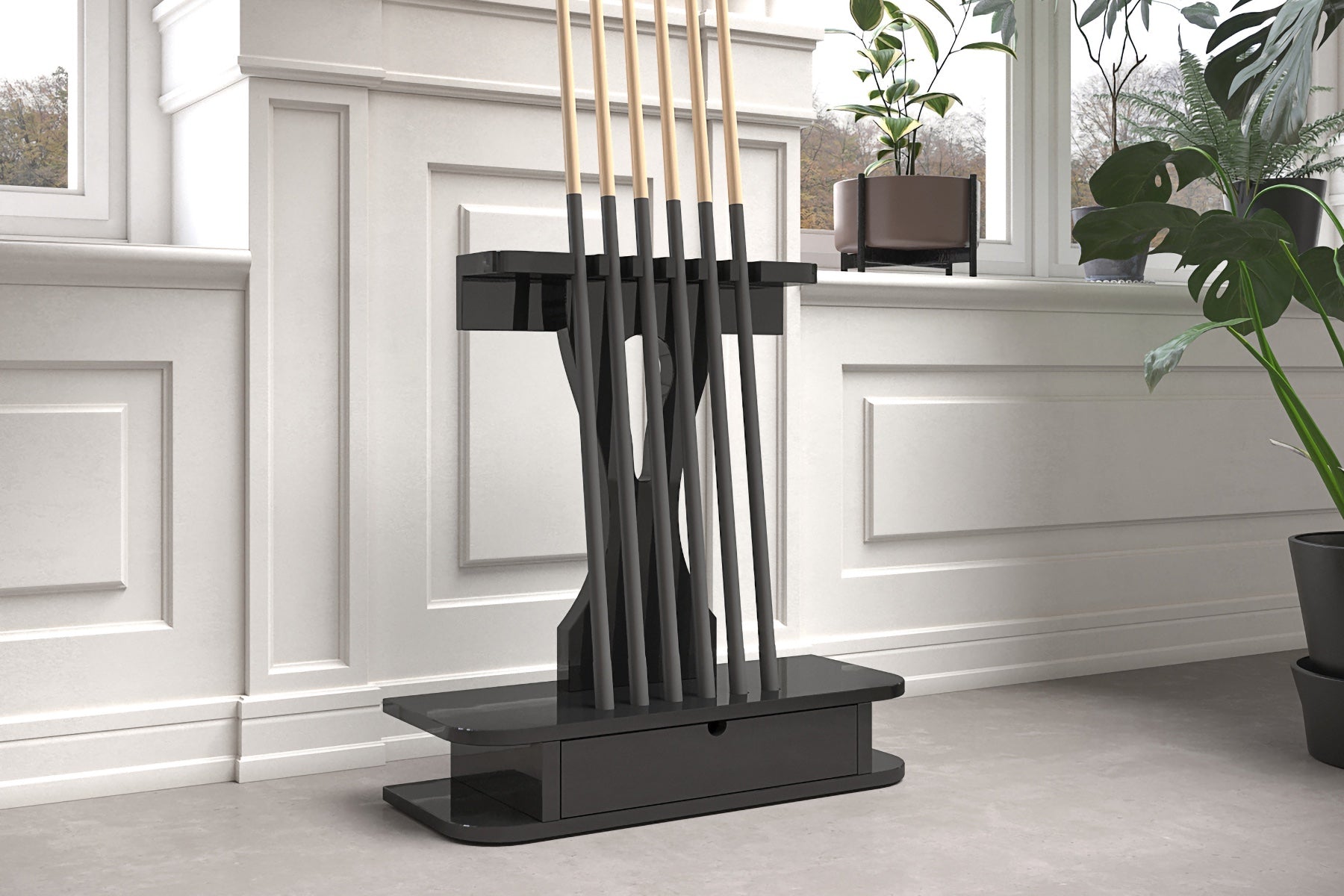 Floor Cue Racks – Black Label Billiards