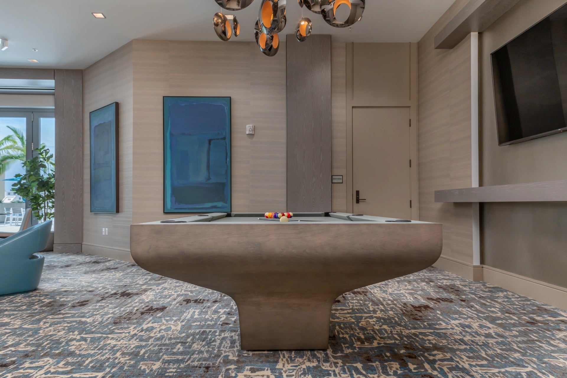 Satine Pool Table
