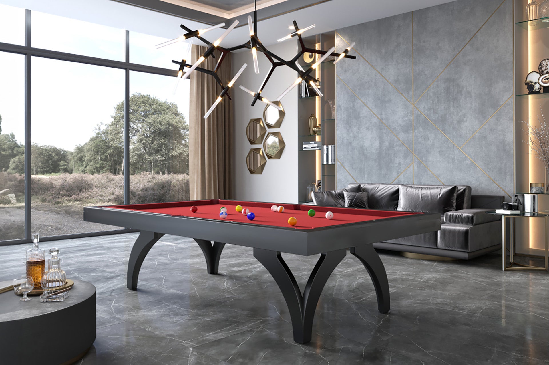 Sereno - Contemporary Pool Tables – Black Label Billiards