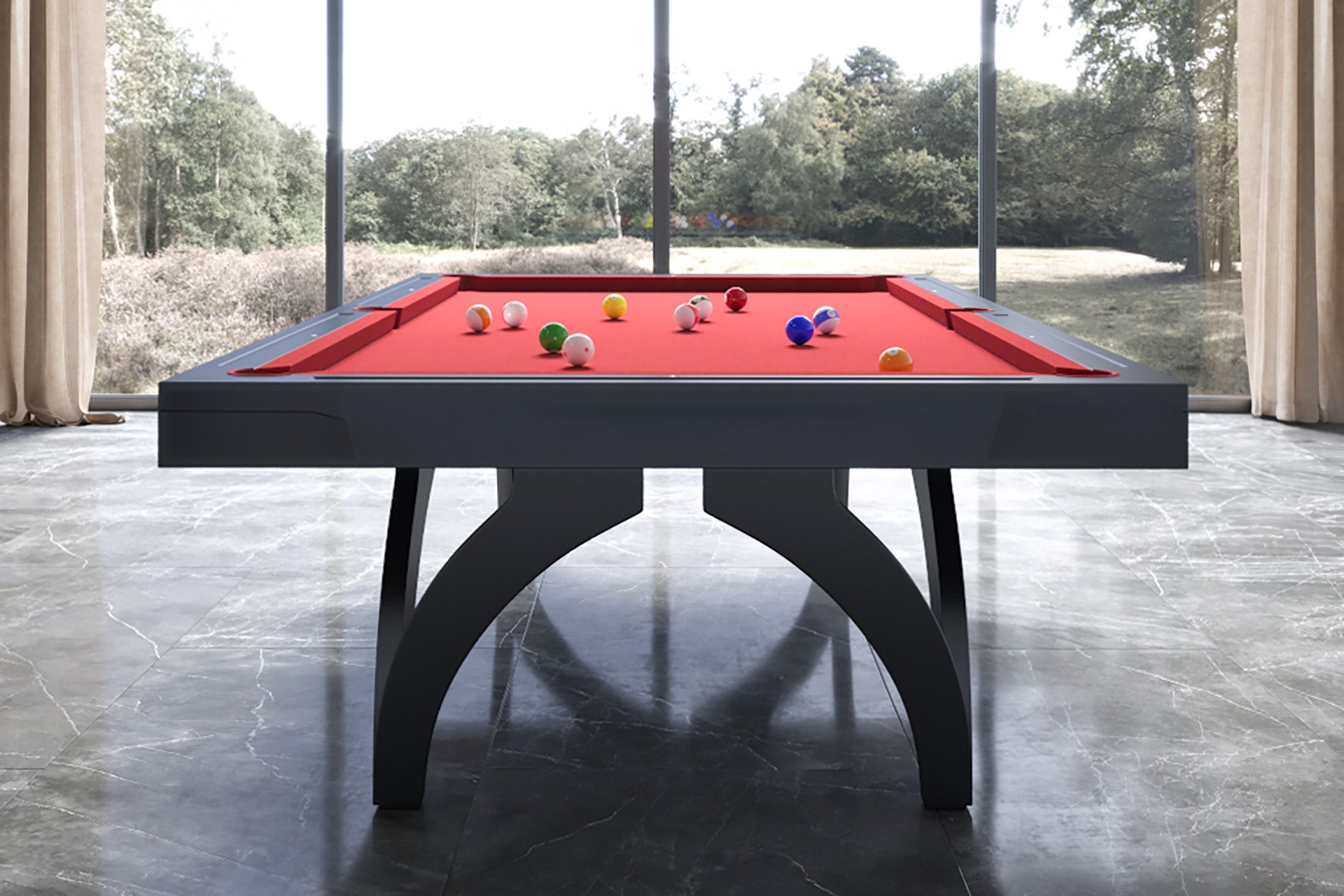 Merced's Pool Table Mercure All-Weather Pool Table – Black Label Billiards